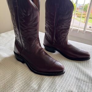 Palomino burgundy western boots #124904651413